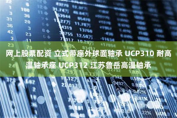 网上股票配资 立式带座外球面轴承 UCP310 耐高温轴承座 UCP312 江苏鲁岳高温轴承