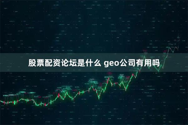 股票配资论坛是什么 geo公司有用吗